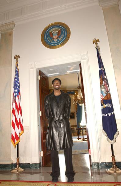 2002 Kobe e i Lakers ricevuti alla Casa Bianca (Nba/Getty)